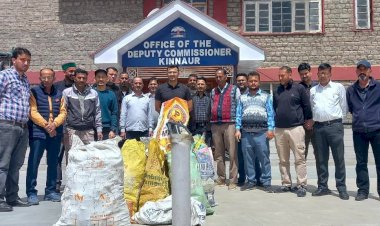 किन्नौर में व्यापक स्तर पर विशेष स्वच्छता अभियान आयोजित