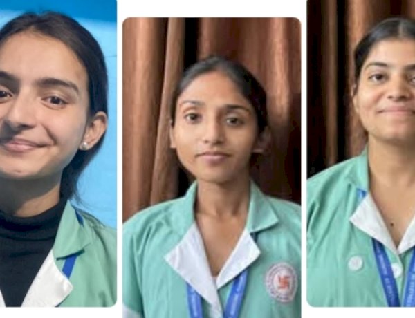 नाहन: माता पद्मावती के छात्राओं ने लहराया परचम...