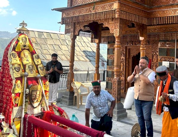 शिक्षा मंत्री ने जागा माता कोट काईना के नवनिर्मित मंदिर की प्राण प्रतिष्ठा कार्यक्रम में की शिरकत