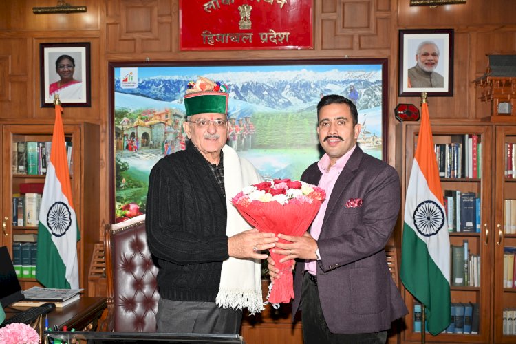 विक्रमादित्य सिंह ने राज्यपाल से की भेंट