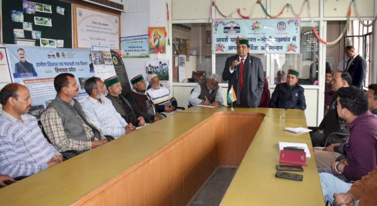 प्रदेश की प्रत्येक ग्राम पंचायत में मूलभूत सुविधाएं उपलब्ध करवाना सरकार की प्राथमिकता - डॉ. शांडिल