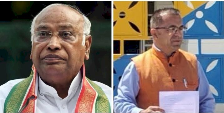 नाहन:कांग्रेस अध्यक्ष खड़गे के खिलाफ पांवटा पुलिस स्टेशन लिखित शिकायत... नफरती भाषण का मामला...