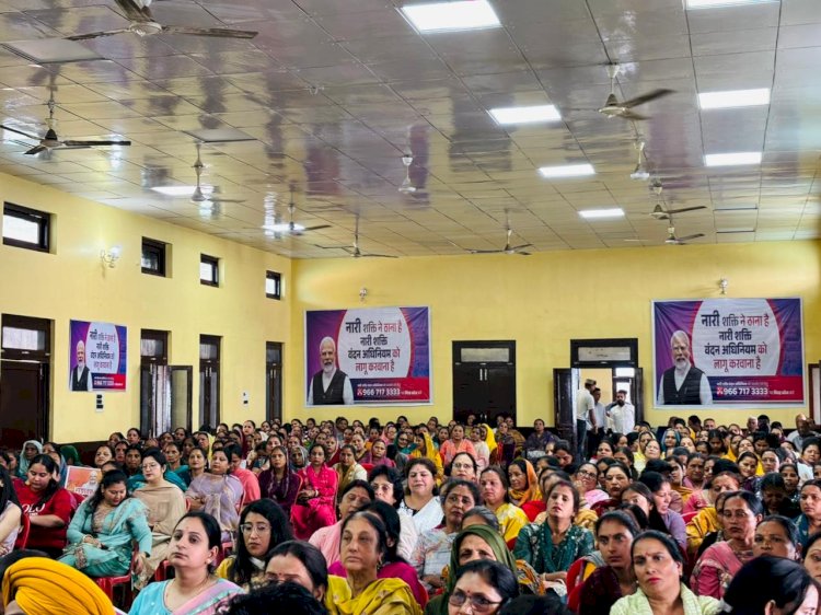 मोदी सरकार ने बदली तस्वीर—नारी सशक्तिकरण अब नीति नहीं, राष्ट्रीय शक्ति : बिंदल