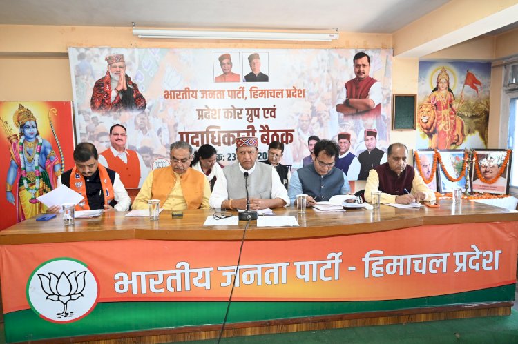 कांग्रेस के खिलाफ भाजपा का बड़ा हमला—प्रदेशभर में तेज होंगे आंदोलन