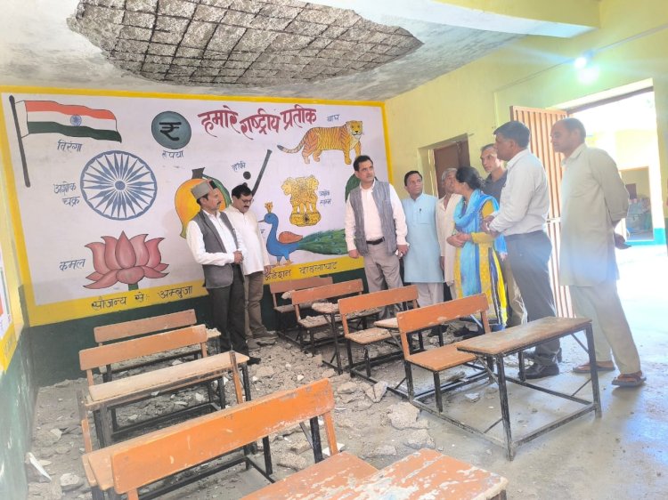 संजय अवस्थी ने राजकीय प्राथमिक पाठशाला कश्यालु का किया निरीक्षण