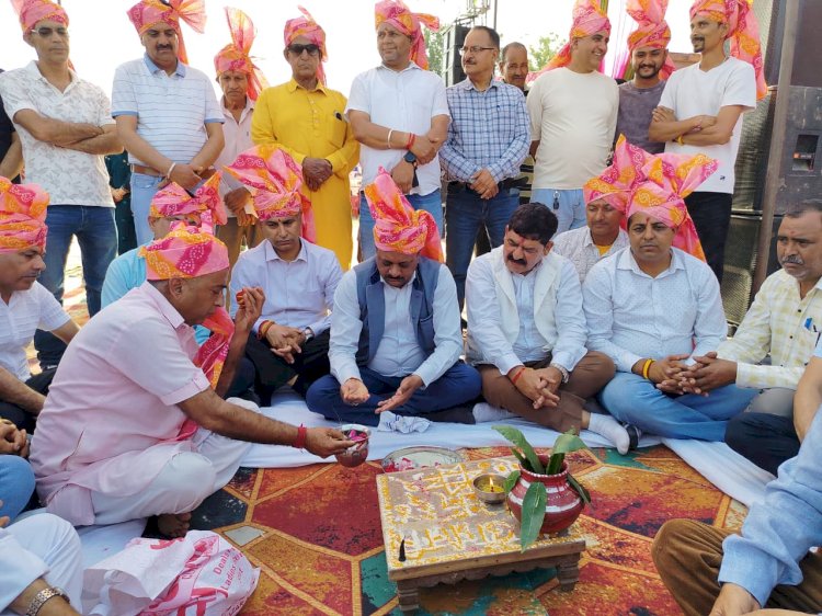 विधायक सुरेश कुमार ने जाहू में किया मेवा उत्सव का शुभारंभ