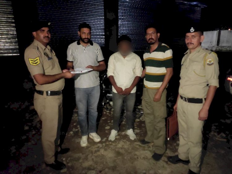 नाहन: हैलमैट के अंदर  छुपा 11.16 ग्राम चिट्टा पकड़ा, एसआईयू ने धरा तस्कर..