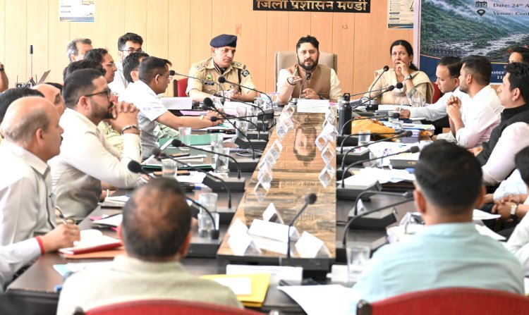 मानसून-2026 के लिए प्रशासनिक व विभागीय स्तर पर तैयारी, रोकथाम और शमन उपायों पर कार्यशाला आयोजित