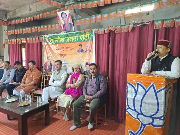 हिमाचल में विकास की गति थमी, जनता अब केंद्र की नीतियों पर लगा रही मुहर प्रोफेसर सिकंदर कुमार