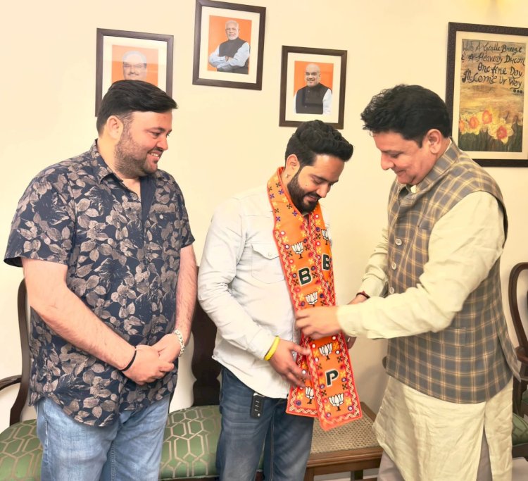 युवा कांग्रेस अध्यक्ष अभिषेक आनंद (शेखू) भाजपा में शामिल—धर्मशाला में संगठन को मिलेगी नई ऊर्जा: सुधीर शर्मा