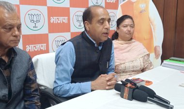 कांग्रेस ने किया जनभावनाओं से खिलवाड़, दोहंदी वार्ड के लोगों के साथ किया 'खेला': जयराम ठाकुर