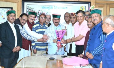 मुख्यमंत्री से हिमाचल प्रदेश पेंशनर्स संयुक्त संघर्ष समिति के प्रतिनिधिमंडल ने भेंट की