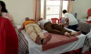 नाहन : संत निरंकारी मिशन के रक्तदान शिविर में 106 लोगों ने रक्तदान किया जिनमें 32 महिलाएं शामिल...