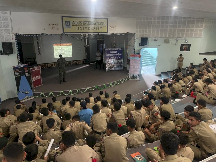 सेना भर्ती कार्यालय के अधिकारियों ने किया एनसीसी कैडेट्स का मार्गदर्शन