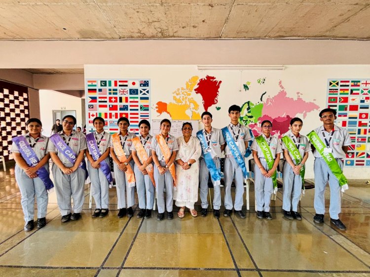 अरिहंत इंटरनेशनल विद्यालय नाहन में छात्र परिषद का गठन, विद्यार्थियों ने ली शपथ