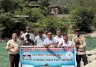 तीर्थन, जीभी एवं फालाचन घाटियों की नदियों में 20 हजार ब्राउन ट्राउट फिंगरलिंग्स छोड़ी
