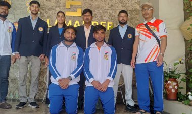 UWW एशिया ग्रैपलिंग प्रतियोगिता के लिए भारतीय टीम रवाना; चेयरमैन सांसद सिकंदर कुमार ने दी शुभकामनाएं