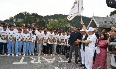 राज्यपाल ने विश्व पर्यावरण दिवस के अवसर पर मिनी मैराथन को हरी झंडी दिखाकर रवाना किया