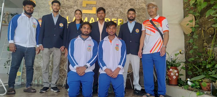 UWW एशिया ग्रैपलिंग प्रतियोगिता के लिए भारतीय टीम रवाना; चेयरमैन सांसद सिकंदर कुमार ने दी शुभकामनाएं