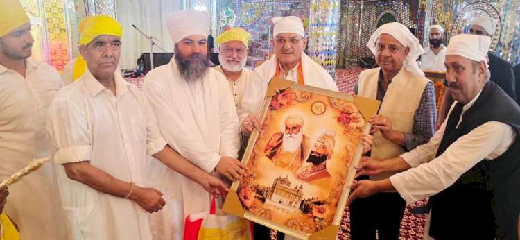 राज्यपाल ने फतेहपुर में श्री सर्व धर्म पीठ के तपोस्थान मुख्य दरबार साहिब का लोकार्पण किया