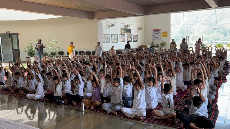 नाहन :अरिहंत इंटरनेशनल विद्यालय, नाहन में योग दिवस की पूर्व संध्या पर विविध कार्यक्रमों का आयोजन