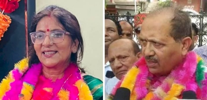 नाहन: नगर परिषद में चुनावी घमासान, पर्ची के जरिए कांग्रेस समर्थित उपमा धीमान अध्यक्ष बनी,  भाजपा के प्रदीप सहोत्रा उपाध्यक्ष बने.