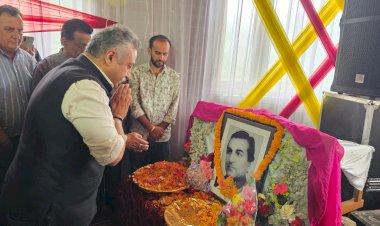 पूर्व मुख्यमंत्री ठाकुर रामलाल जनता से गहरा जुड़ाव रखने वाले दूरदर्शी नेता थे: रोहित ठाकुर