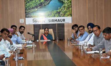 नाहन ; उपयुक्त की अध्यक्षता में आयोजित हुई जिला निर्यात संवर्धन समिति की बैठक