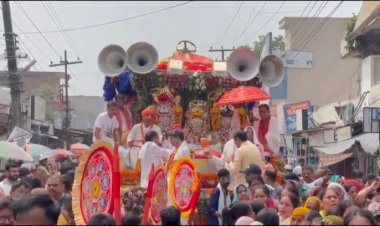 नाहन :गुरु नगरी पांवटा साहिब में निकली भगवान जगन्नाथ रथ यात्रा, भगवान जगन्नाथ के जयकारों से गूंजा शहर,