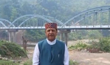 नाहन  : मारकंडा नदी पर रिकॉर्ड 11 पुलों का निर्माण क्षेत्र के विकास का नया अध्याय : बिंदल