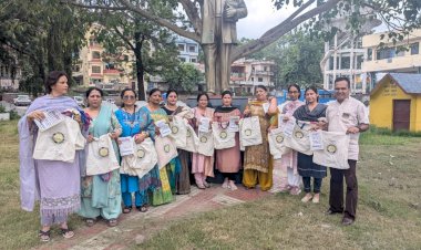 नाहन :रोटरी क्लब नाहन संगिनी ने अपनाए गए बस स्टैंड पार्क में लगाए 35 अशोक के पौधे