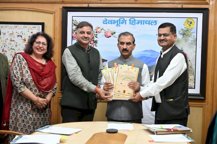 हिमाचल प्रदेश के आठ पारंपरिक उत्पादों को मिला जीआई टैग मुख्यमंत्री ने शानदार उपलब्धि पर प्रदेशवासियों को बधाई दी