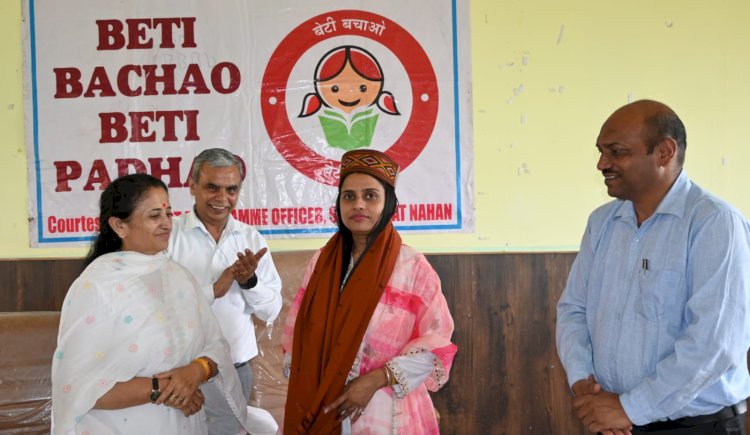 नाहन  : बालिकाओं को शोषण से बचाना और उन्हें भय मुक्त वातावरण प्रदान करना उदेश्य  है ......