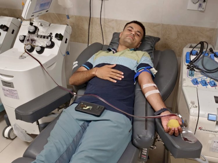 नाहन: आरक्षी के रक्त से पीजीआई चंडीगढ़ में उपचाराधीन 5 वर्षीय बच्चे को मिला जीवनदान..
