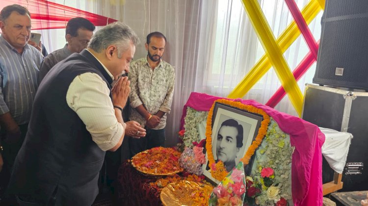 पूर्व मुख्यमंत्री ठाकुर रामलाल जनता से गहरा जुड़ाव रखने वाले दूरदर्शी नेता थे: रोहित ठाकुर