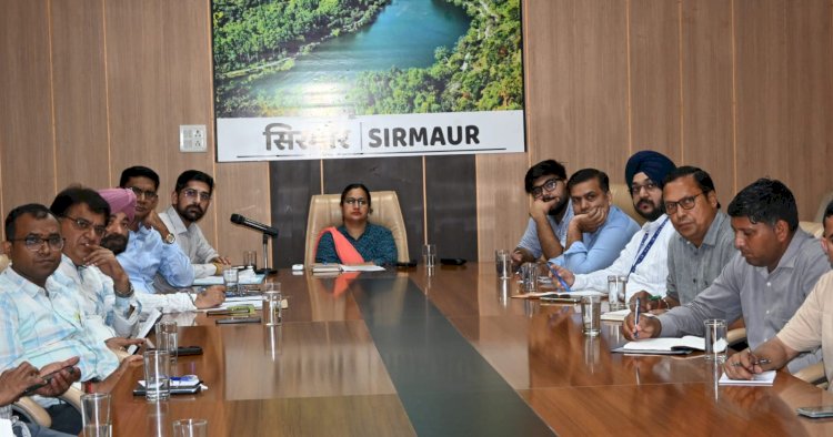 नाहन ; उपयुक्त की अध्यक्षता में आयोजित हुई जिला निर्यात संवर्धन समिति की बैठक