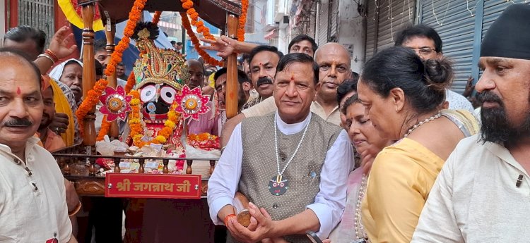 नाहन : भगवान श्री जगन्नाथ जी की रथ यात्रा हमारी सनातन संस्कृति, आस्था और सामाजिक समरसता का जीवंत प्रतीक : बिंदल