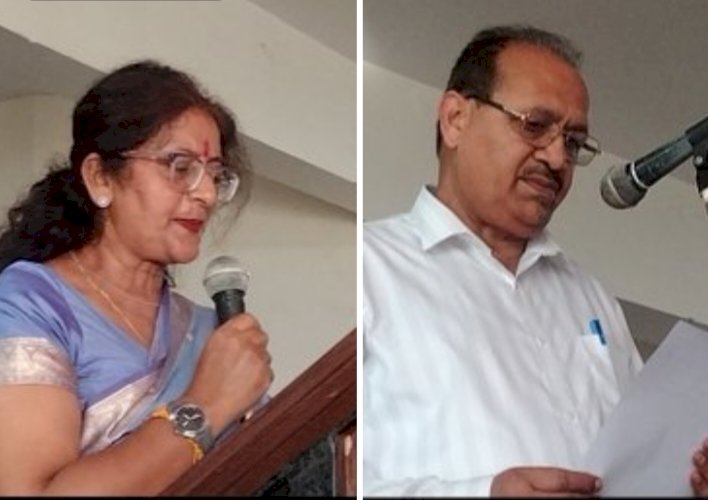 नाहन: उपमा धीमान- प्रदीप सहोत्रा ने ली अध्यक्ष, उपाध्यक्ष के  पद एंव  गोपनीयता की शपथ... अध्यक्षा बोली सियासत से ऊपर उठकर होगा विकास..